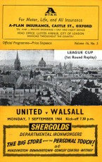 Oxford United v Walsall