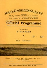 Berwick Rangers v Stranraer