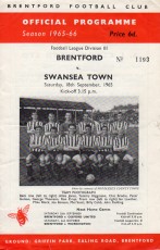Brentford v Swansea Town
