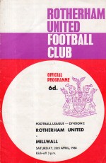 Rotherham United v Millwall