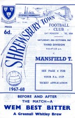 Shrewsbury Town v Mansfield Town