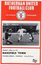 Rotherham United v Mansfield Town