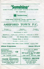 Ashford Town v Folkestone Town
