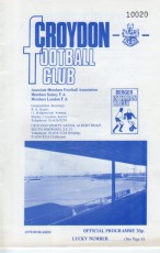Croydon v Millwall