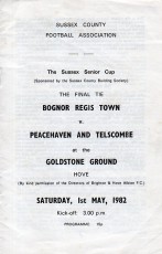Bognor Regis Town v Peacehaven & Telscombe