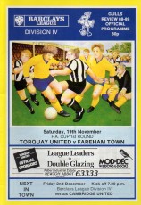 Torquay United v Fareham Town