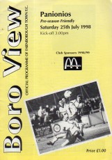 Farnborough Town v Panionios