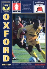Oxford United v Eastbourne Borough