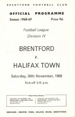 Brentford v Halifax Town