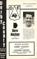 Derby County v Oxford United