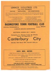 Basingstoke Town v Canterbury City