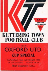 Kettering Town v Oxford United
