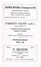 Farsley Celtic v Carnegie College