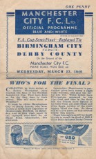 Birmingham City v Derby County