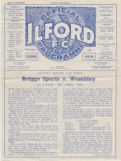 Briggs Sports v Wembley