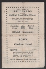 Cambridge Town v Chesham United