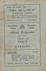 Cambridge Town v Barking