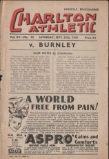 Charlton Athletic v Burnley