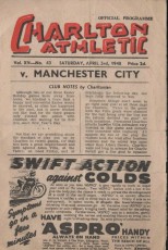 Charlton Athletic v Manchester City