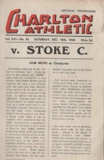 Charlton Athletic v Stoke City