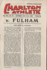 Charlton Athletic v Fulham