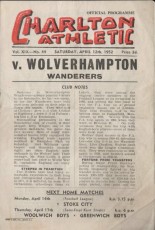 Charlton Athletic v Wolverhampton Wanderers