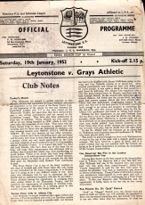 Leytonstone v Grays Athletic