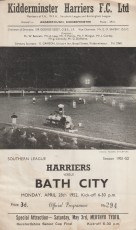 Kidderminster Harriers v Bath City