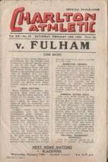 Charlton Athletic v Fulham