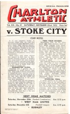Charlton Athletic v Stoke City