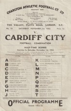 Charlton Athletic v Cardiff City