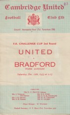 Cambridge United v Bradford Park Avenue