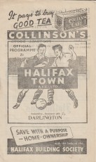 Halifax Town v Darlington
