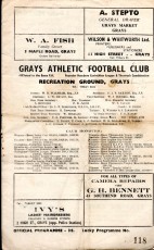 Grays Athletic v Brentwood Town