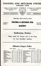Tooting & Mitcham United v Barnet