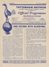 Tottenham Hotspur v Blackpool