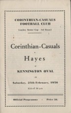 Corinthian Casuals v Hayes