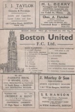 Boston United v Corby Town