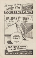 Halifax Town v Carlisle United