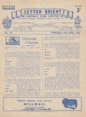 Leyton Orient v Millwall