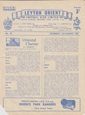 Leyton Orient v Queens Park Rangers