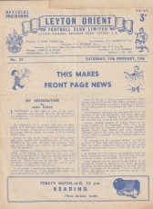 Leyton Orient v Reading