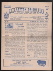 Leyton Orient v Port Vale