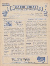 Leyton Orient v Swansea Town