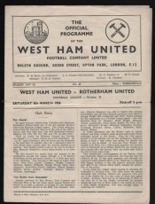 West Ham United v Rotherham United