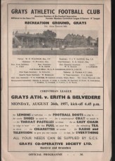 Grays Athletic v Erith & Belvedere