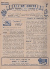 Leyton Orient v Notts County