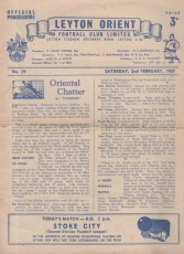 Leyton Orient v Stoke City