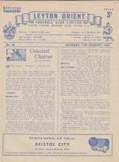 Leyton Orient v Bristol City