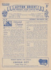 Leyton Orient v Lincoln City